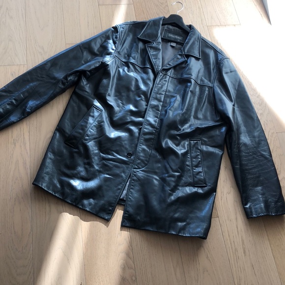 Black Leather Jacket - Picture 1 of 5